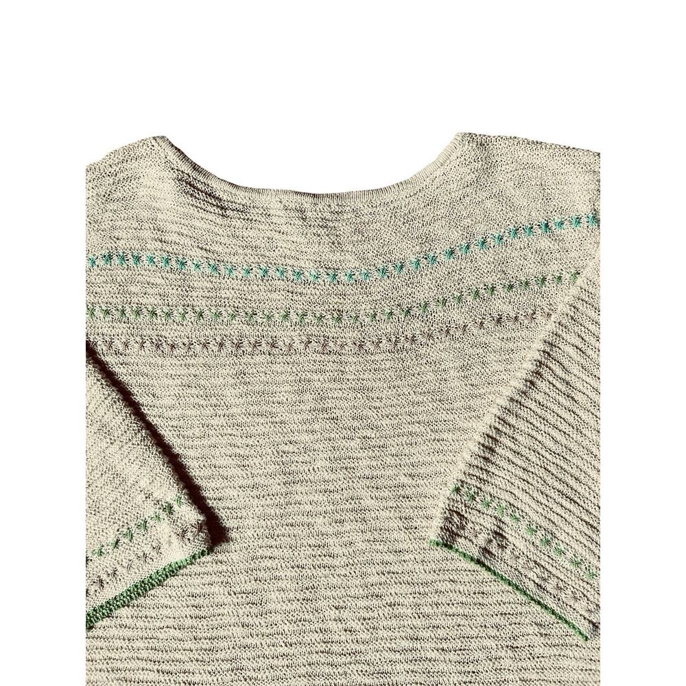 J.Jill Women’s Light & Airy Textured Boatneck Beige 3/4 Sleeves Sweater Sz. MP - Picture 12 of 16